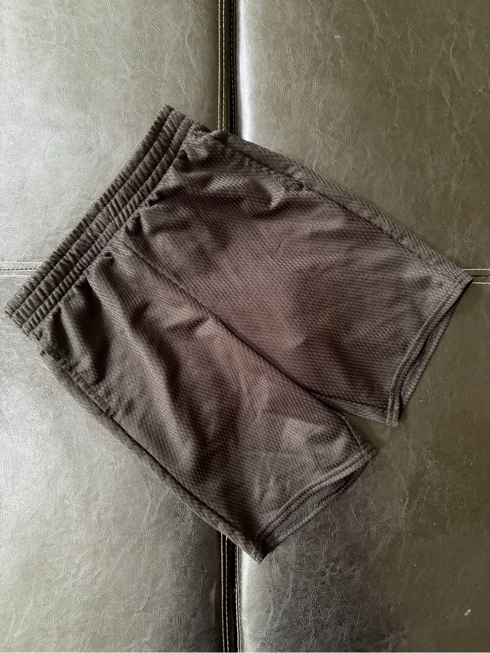 Athletic Works - Boy’s Black Mesh Athletic Shorts